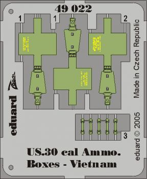 ED49022 Ammunition Boxes USA Vietnam cal. 0.30
