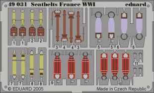 ED49031 Seat Belts France WW I