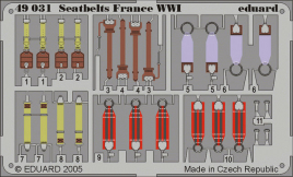 ED49031 Sitzgurte Frankreich WK I