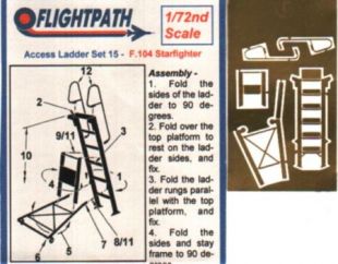FP72132 F-104 Starfighter Access Ladder