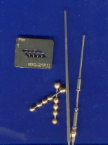 PF32112 MiG-21F-13 Fishbed-E Gun Barrel, Pitot Tube & Oxygen Tanks
